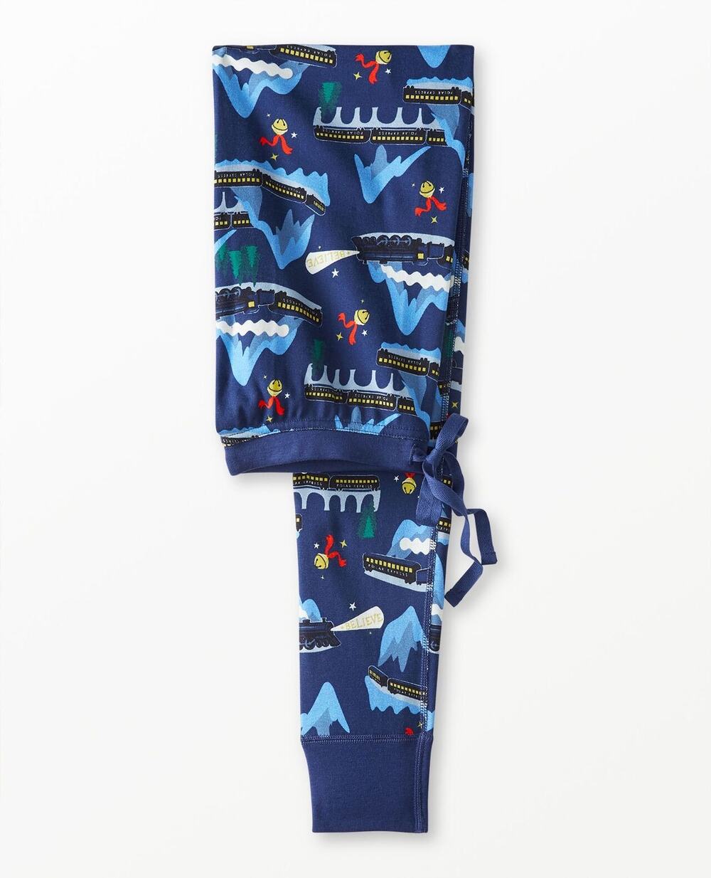 Hanna Andersson Women's Polar Express Organic Cotton Pajama Pants XS